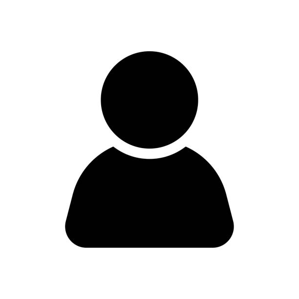Man icon. Black icon. Person symbol Man icon. Black icon. Person symbol